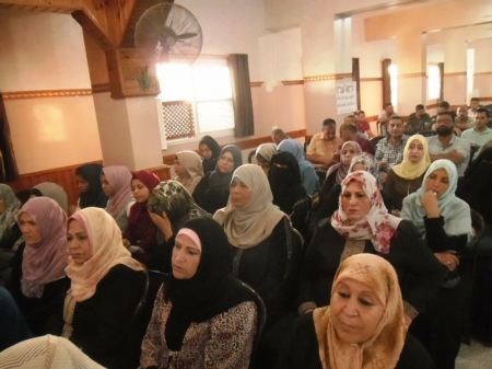 اللجنة الشعبية للاجئين تنفذ ندوة سياسية حول تفويض الاونروا والعودة بخان يونس