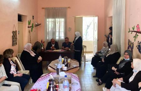 الرجوب يزور جمعية المهارات النسوية ويطلع على مبادرتها إطلاق مشروع " الفطور الخيري "لدعم الأسر والطلبة المحتاجين