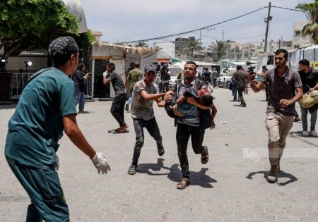  شهداء بينهم ثلاثة أطفال وامرأة حامل في قصف الاحتلال منزلا في مخيم البريج