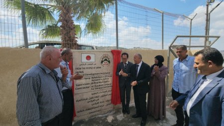 افتتاح مشروعي كهرباء وماء في قرية فحمة و كفر راعي في جنين ممول من حكومة اليابان