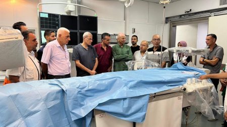 إعادة تشغيل قسم القسطرة القلبية في مستشفى القدس بمدينة غزة