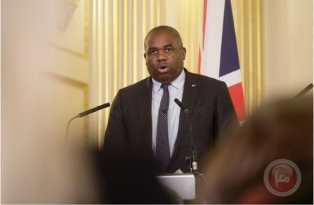 وزير خارحية بريطانيا: سنعترف بدولة فلسطين لدعم حل الدولتين 