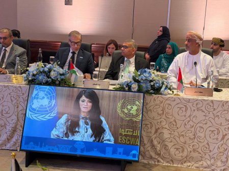 أبو حرب يشارك في الدورة السابعة عشرة للجنة الإحصائية للإسكوا في سلطنة عُمان