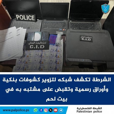 كشف شبكة لتزوير الوثائق الرسمية والكشوفات البنكية