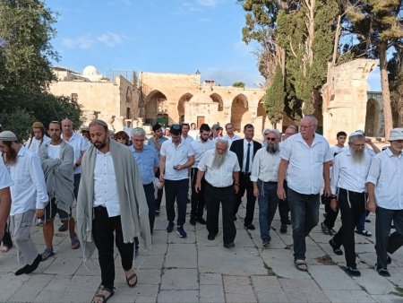 حاملين "قرابين نباتية".. مئات المستعمرين يقتحمون الأقصى في خامس أيام عيد "العرش" اليهودي