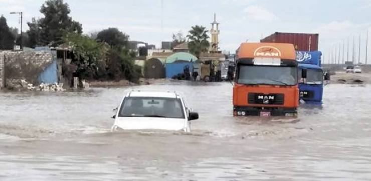 امطار غزيرة توقع قتلى وجرحى 