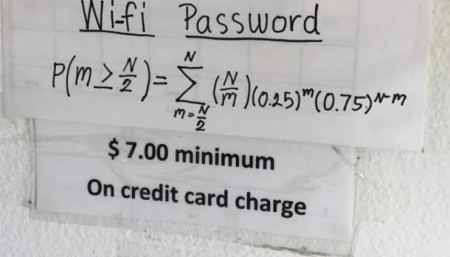 مطعم يشترط حل معادلة رياضية لاستخدام 'الواي فاي' فيه مجاناً
