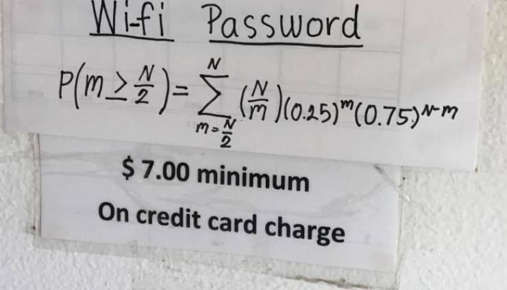 مطعم يشترط حل معادلة رياضية لاستخدام 'الواي فاي' فيه مجاناً