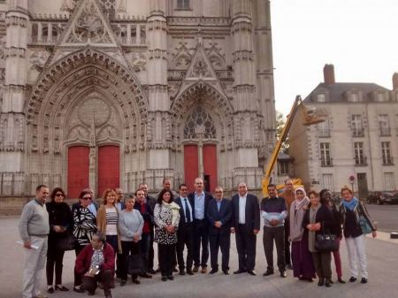  المحافظ رمضان يختتم زيارته إلى فرنسا ووفد إقليم اللوار أتلنتيك يزور فلسطين في جولة للتضامن مع الشعب الفلسطيني