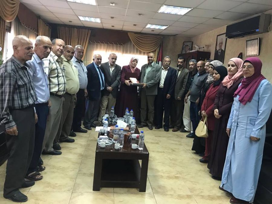 اتحاد المعلمين يبحث مع جهاز الأمن الوقائي آلية التواصل والتعاون المشترك 