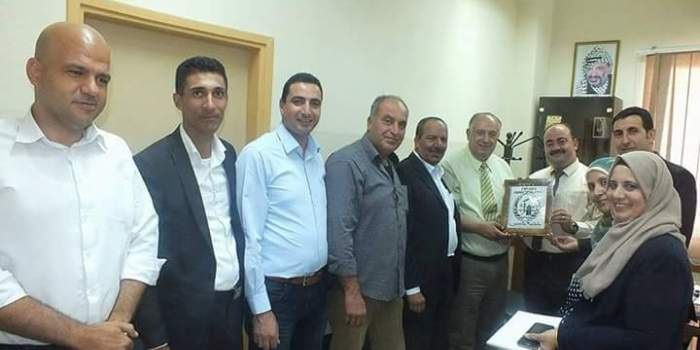  بلدية جنين تكرم الامن الوقائي وصحة جنين
