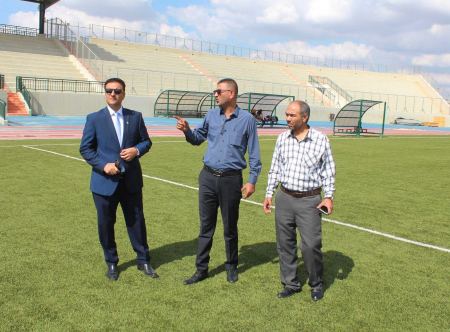 الناطق باسم حركة فتح في أوروبا الدكتور جمال نزال يزور الجامعة العربية الامريكية