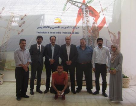  وفد من الجامعة العربية الامريكية يزور مركز تدريبي لشركة كهرباء القدسبأريحا لبحث سبل التعاون