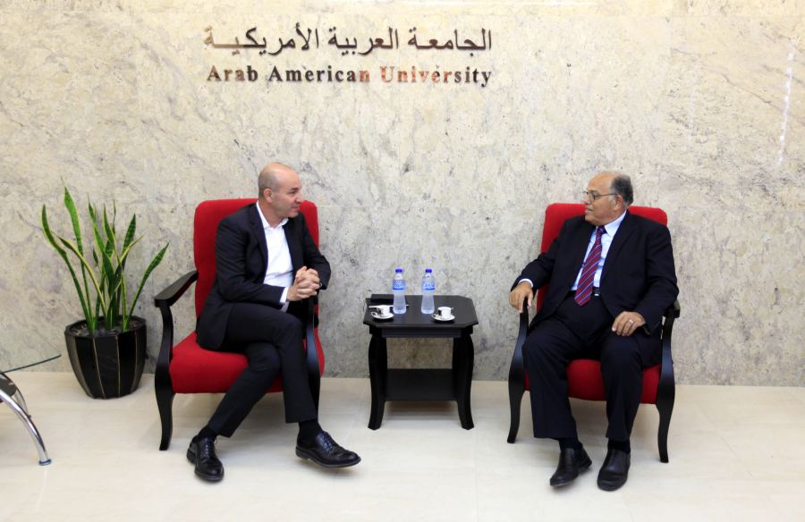  الجامعة العربية الامريكية تستقبل مؤسسة الرئيس محمود عباس لبحث تعزيز التعاون