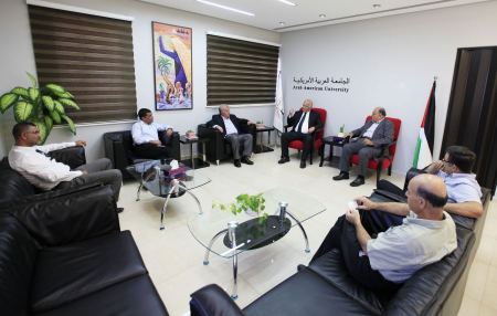  الجامعة العربية الأمريكية تستقبل نقيب المحامين في لواء الشمال في الداخل الفلسطيني