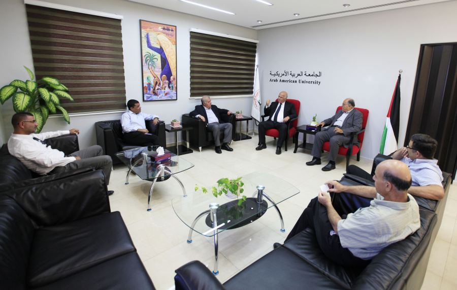  الجامعة العربية الأمريكية تستقبل نقيب المحامين في لواء الشمال في الداخل الفلسطيني