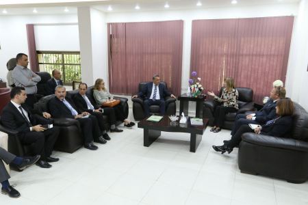  خضوري تستقبل ممثلة النرويج لدى فلسطين لبحث سبل التعاون