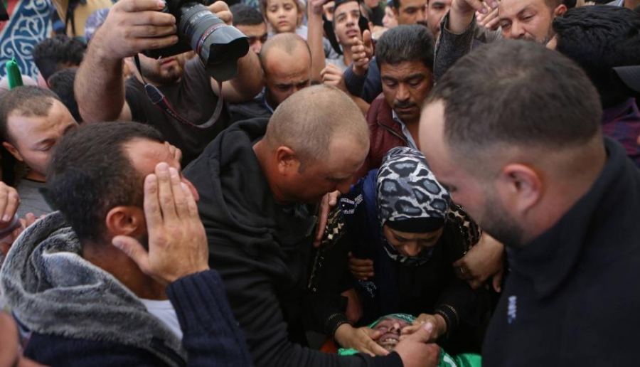 رام الله تودع شهيدها عثمان لدادوة
