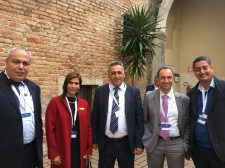 خضوري تختتم مشاركتها في أجتماع الامانة العامة لأتحاد الجامعات المتوسطية في ايطاليا