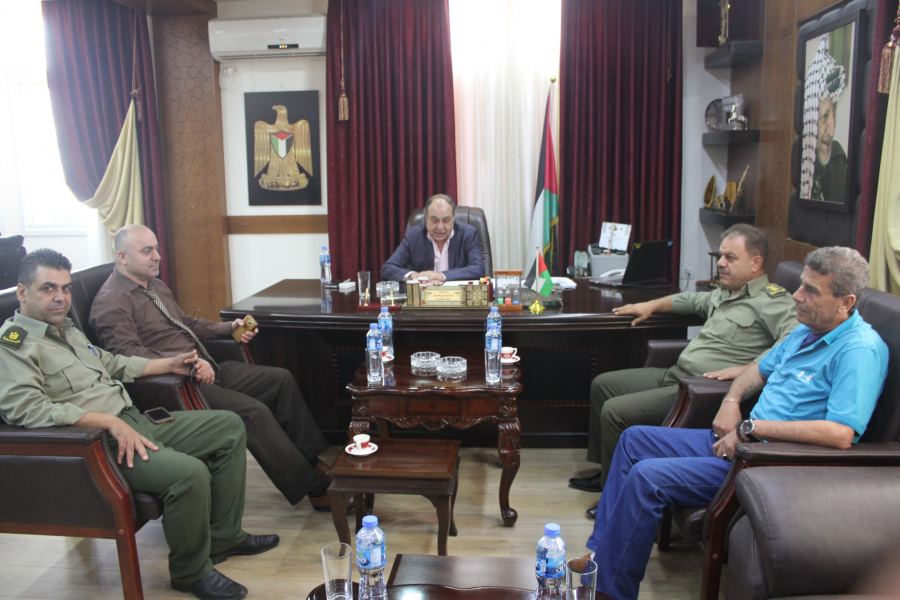  المحافظ رمضان يستقبل مدير الخدمات الطبية العسكرية الجديد