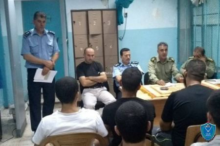 الشرطة تنظم محاضرة تثقيف صحي لنزلاء مركز الاصلاح والتاهيل في جنين