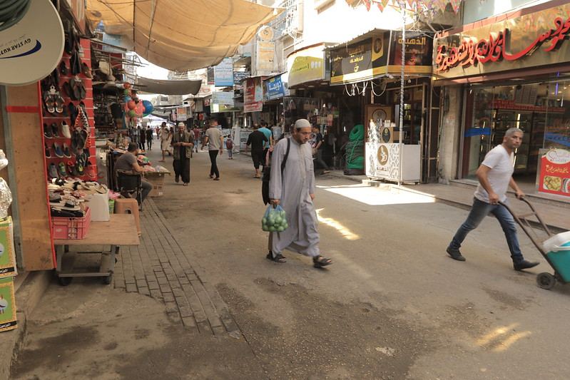 بلدية غزة تشرع بتنظيم وترتيب أسواق المدينة بالتعاون مع شرطة البلديات