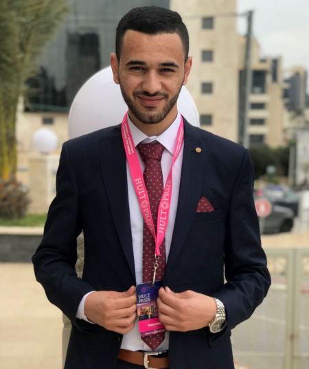 اختيار طالب من الجامعة العربية الامريكية كأفضل مدير حدث على مستوى العالم ضمن مسابقة HULT Prize