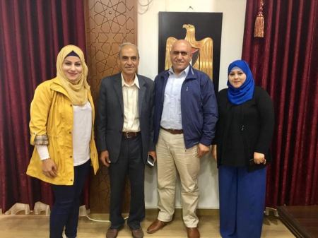 محافظ جنين يلتقي الهيئة الادارية الجديدة للاتحاد العام للفلاحين الفلسطينيين في محافظة جنين