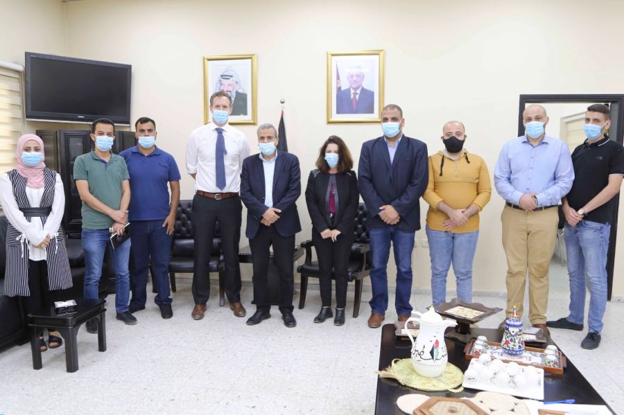 قلقيلية: المحافظ يلتقي وفدا شبابيا من ائتلاف امان ومنتدى شارك الشبابي