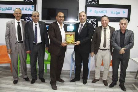 جنين/الامن الوقائي في محافظة جنين يشارك بحفل تكريم مدير مركز الهدف الطبي ( السيد قدري سمودي) 
