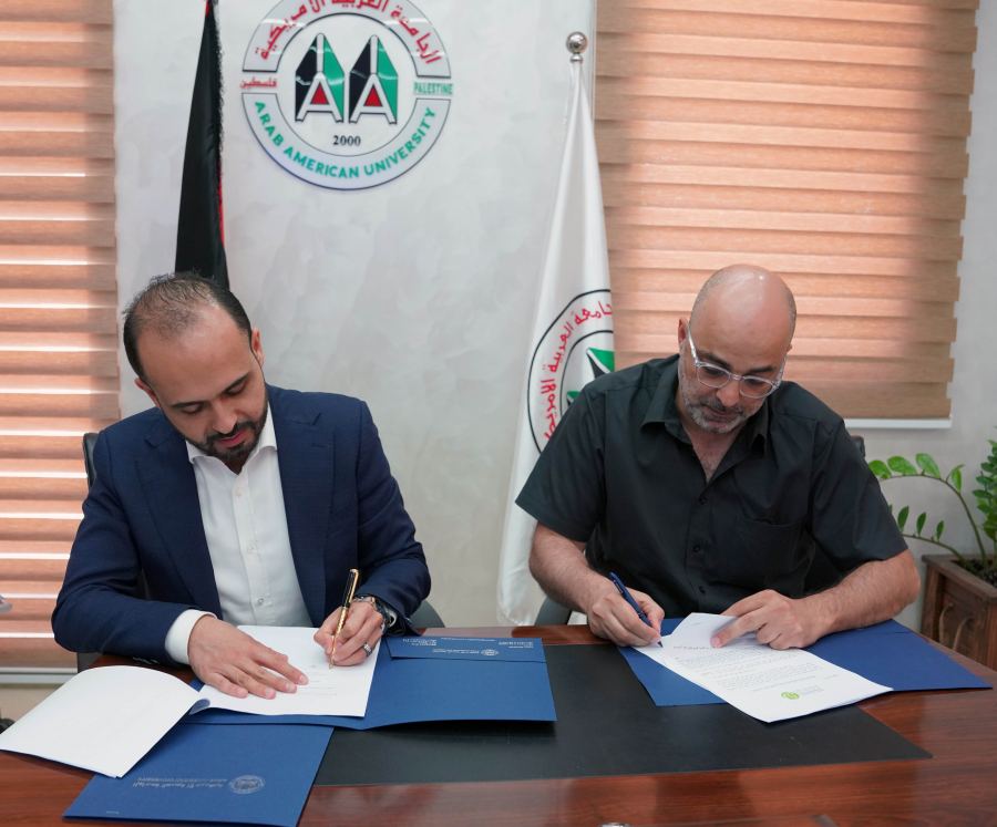 توقيع مذكرة تفاهم بين الجامعة العربية الأمريكية والمركز العربي لتطوير الإعلام الاجتماعي