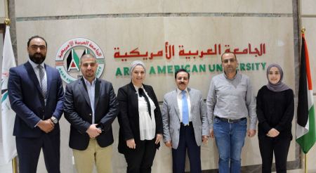 الجامعة العربية الامريكية تبحث تعزيز التعاون مع نقابة المحامين