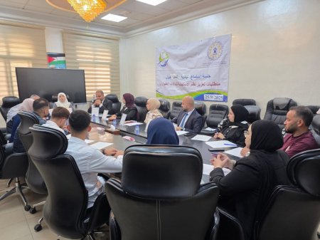 مركز "شمس" ينظم جلسة مساءلة لبلدية الخليل حول مدى جاهزيتها واستعدادها للاستجابة لحالات الطوارئ