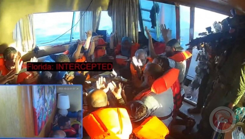 الاحتلال يقتحم آخر سفينة من 