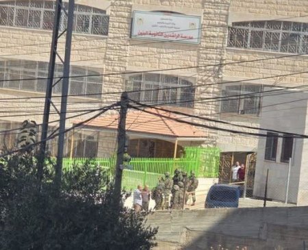قوات الاحتلال تقتحم مدرسة كيسان شرق بيت لحم