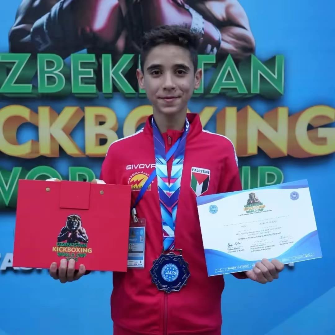 الفلسطيني يامن طاهر الخامس عالميا بوزنه في تصنيف الاتحاد الدولي للكيك بوكسينغ