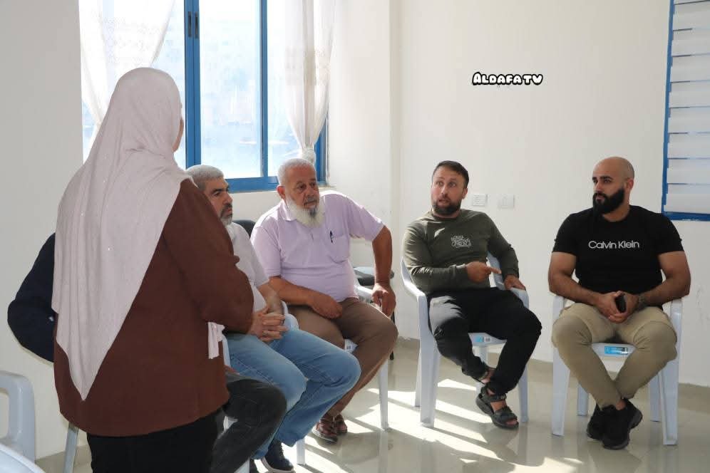 نظمت جمعية كي لا ننسى جلسة حوارية في مقر اللجنة الشعبية في مخيم جنين
