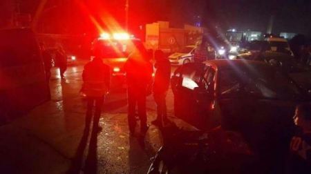 اصابة 10 اشخاص بحادث سير في البيرة