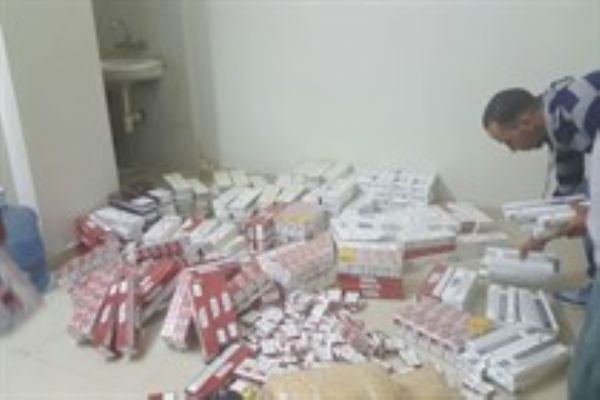 ضبط 330 كروز دخان مهرب في اريحا