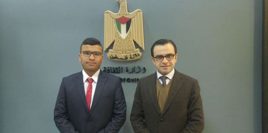  محمد غنام طالب في الجامعة العربية الأميركية وزيراً للثقافة ليوم واحد