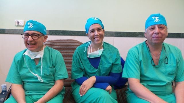 وفد طبي تشيلي يجري عمليات للأطفال في مستشفى جنين