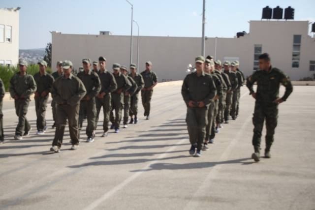 جنين : قوات الأمن الوطني الفلسطيني تختتم مخيم التعايش الخاص بمخيم الشهيد ياسر عرفات والذي أقيم في معسكر حرش السعادة