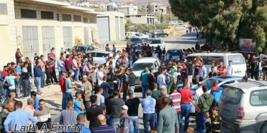 مسيرة في نابلس رفضا لإقامة محطة تنقية