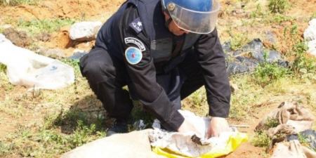 الشرطة تتلف جسم مشبوه قرب قرية تعنك غرب جنين