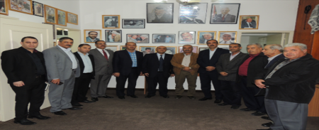 وفد من جمعية رجال الاعمال يزور منزل الشهيد الرئيس ياسر عرفات في غزة