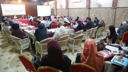  مركز شؤون المرأة ينفذ لقاءاً حول "طرق وآليات الدعم المقدمة للنساء والفتيات ضحايا العنف والناجيات منه في قطاع غزة"