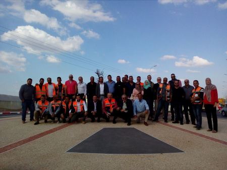 محافظة جنين ترعى توقيع الاستلام الأولى لمشروع توسعة معبر الجلمة