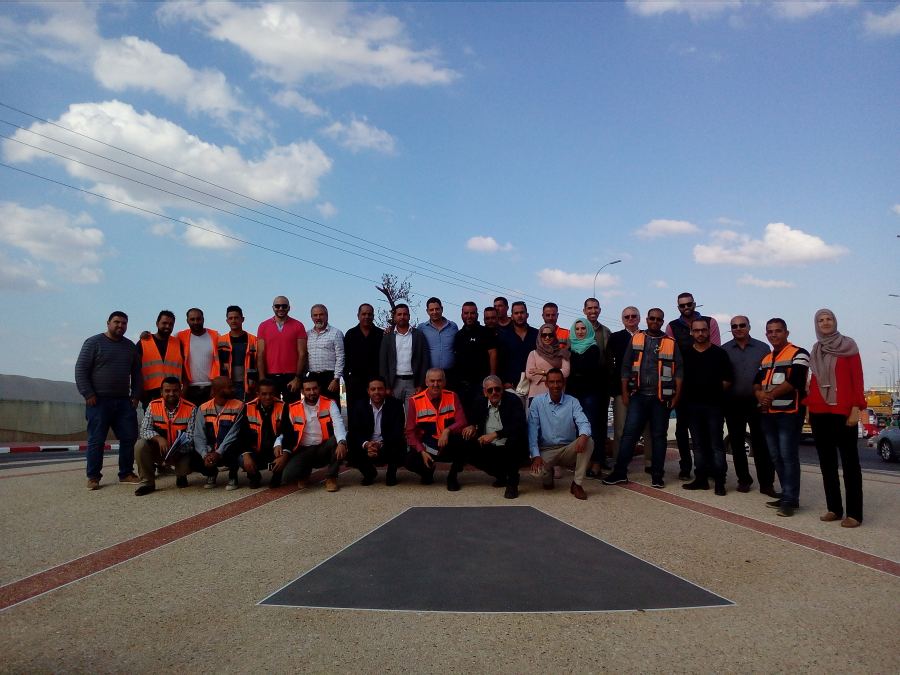 محافظة جنين ترعى توقيع الاستلام الأولى لمشروع توسعة معبر الجلمة