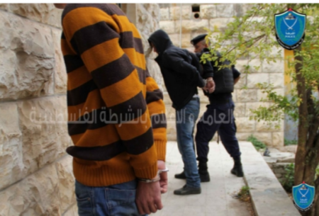 الشرطة تقبض على ستة اشخاص متلبسين باعمال حفر وتنقيب عن الاثار في جنين