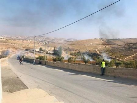 مواجهات عنيفة مع قوات الاحتلال في تقوع